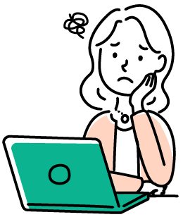 困っている女性
