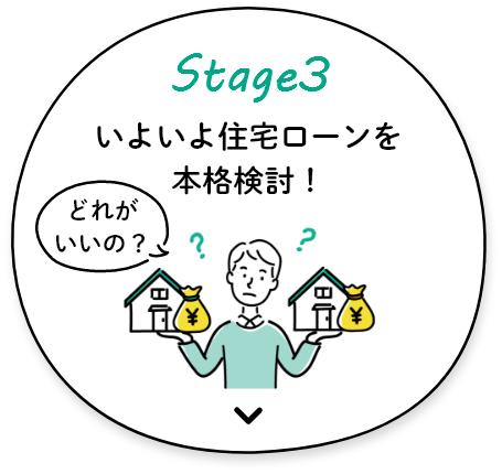 Stage3 いよいよ住宅ローンを本格検討！