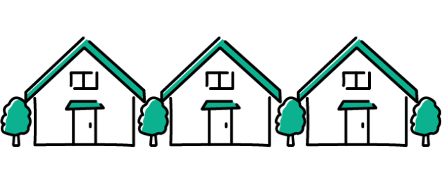 建売住宅イラスト