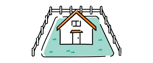 中古戸建てイラスト