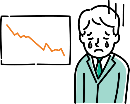 株価が下落！その時どうする？相場が急変した時の対処法