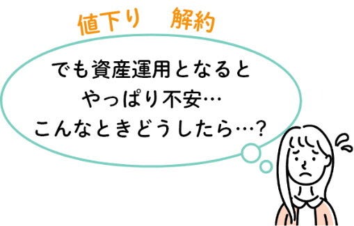 「相場の下落」「運用金額を変更したい」こんな場合も大丈夫？