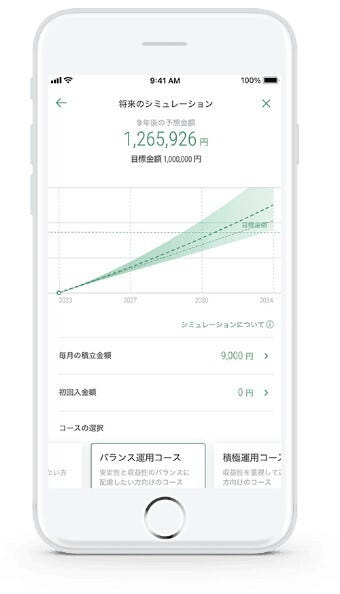 4.最大4つのコースから自分に合った貯め方を選択