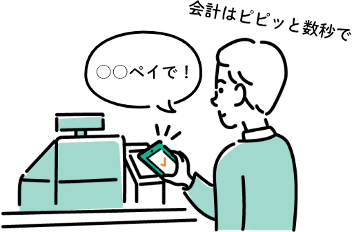 スマホ決済がスゴイ！レジでスマート会計