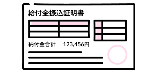 納付金振込証明書