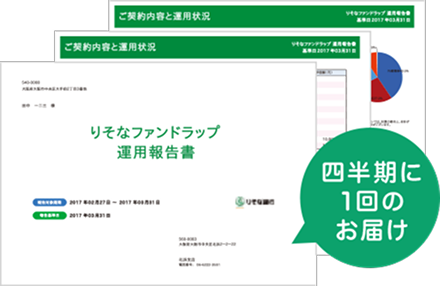 ファンドラップ運用報告書イメージ