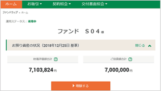 マイゲートで契約金額を増額