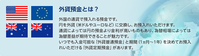 外貨預金とは?
