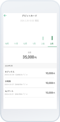 グループアプリ内画面