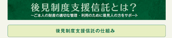 後見制度支援信託の仕組み1