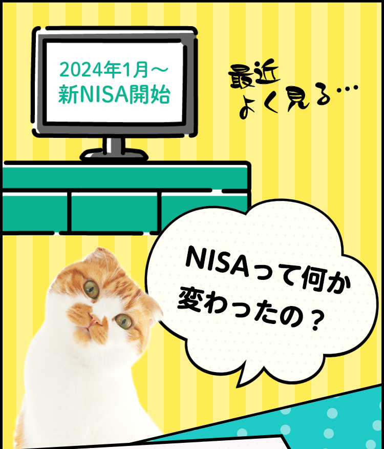 最近よく見る…NISAって何か変わったの？