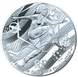 ＜王太子カルロス銀貨（10ユーロ）＞