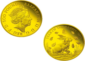 A.500ポンド金貨/B.100ポンド金貨