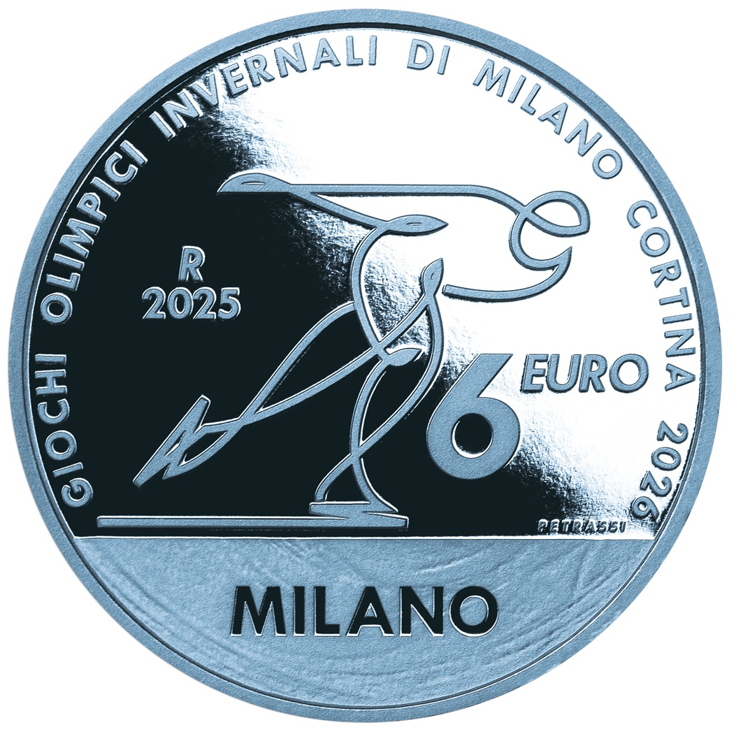 ②スピードスケート銀貨