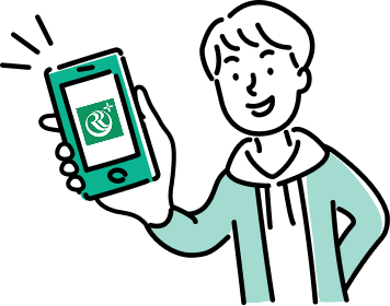 スマホを持っている男性