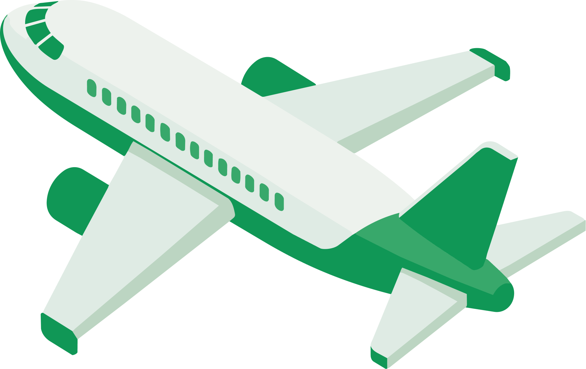 飛行機のイラスト