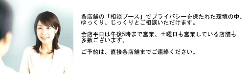 店頭で相談する