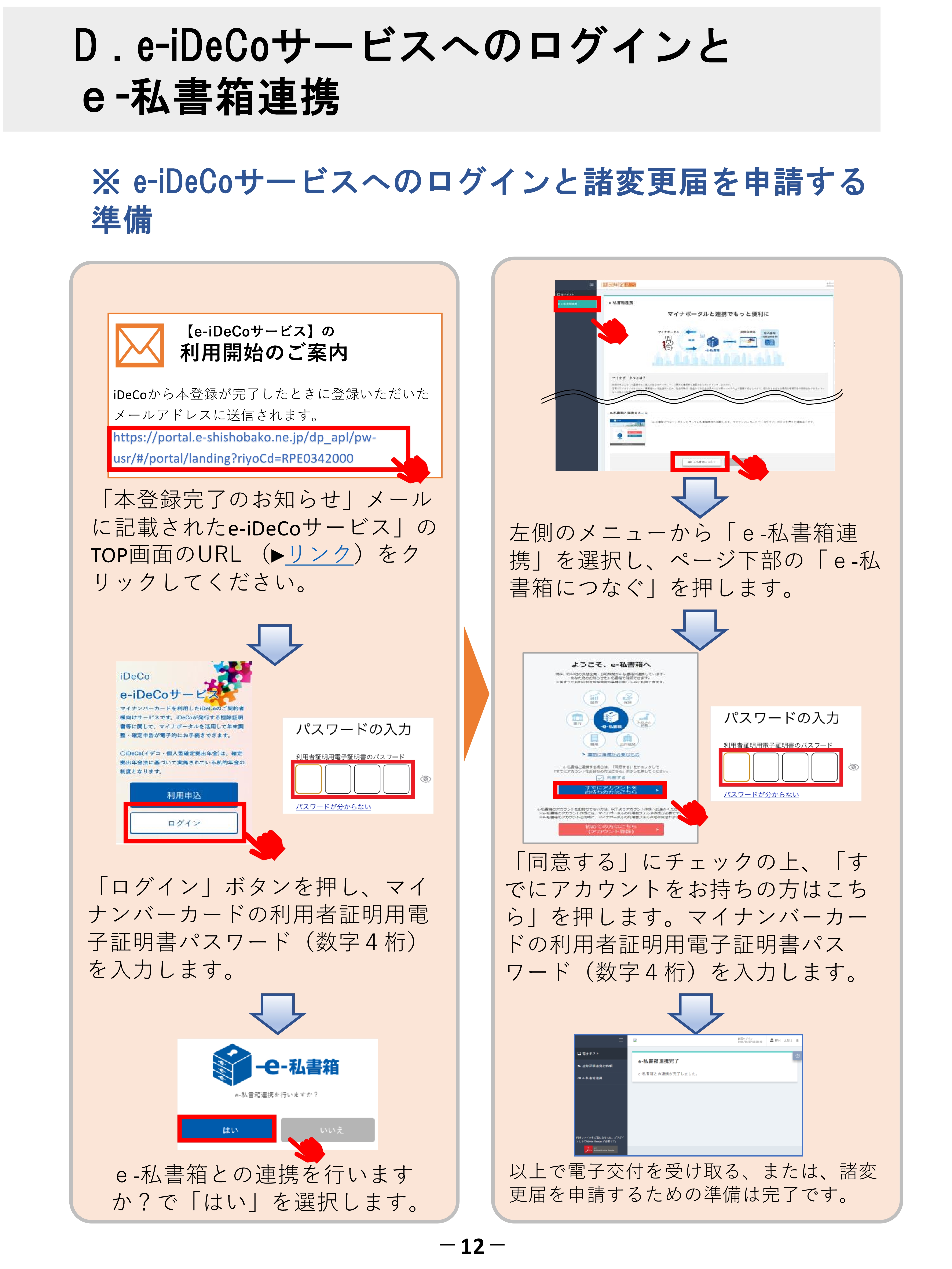 ログイン