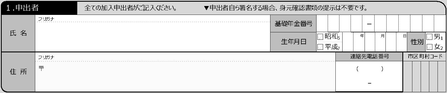 1.申出者
