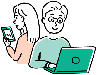 スマホやパソコンで