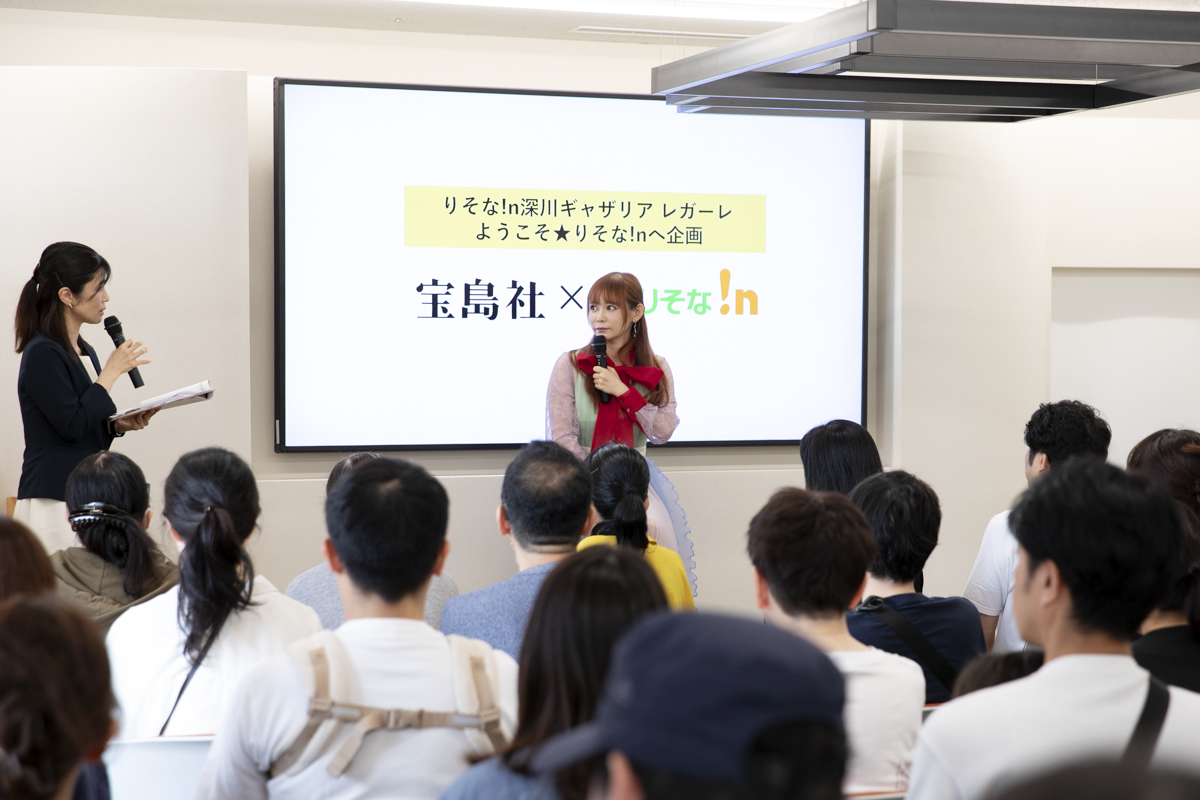 中川翔子さんのトークショーの様子②