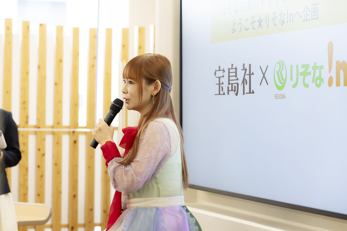 中川翔子さんのトークショーの様子③