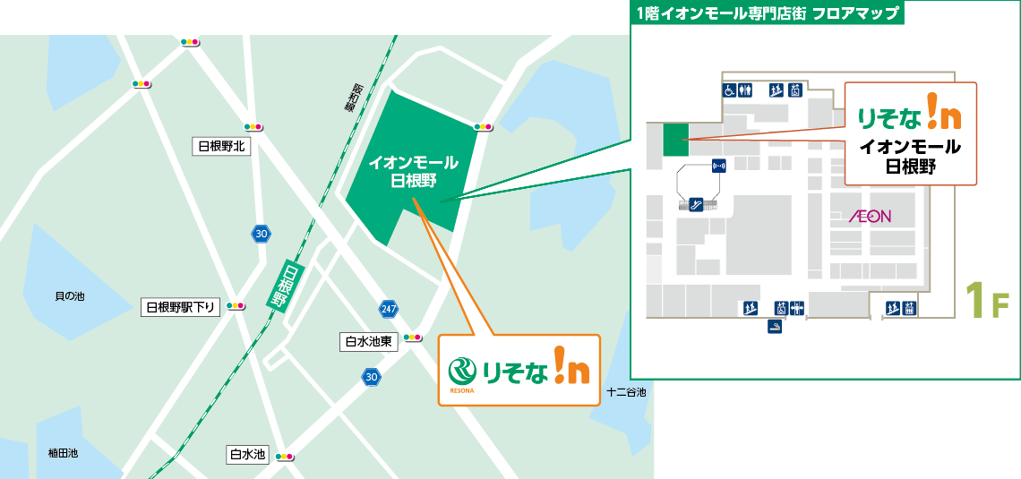 りそな!n(イン)イオンモール日根野