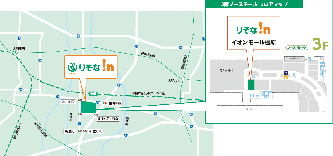 りそな!n(イン)イオンモール橿原