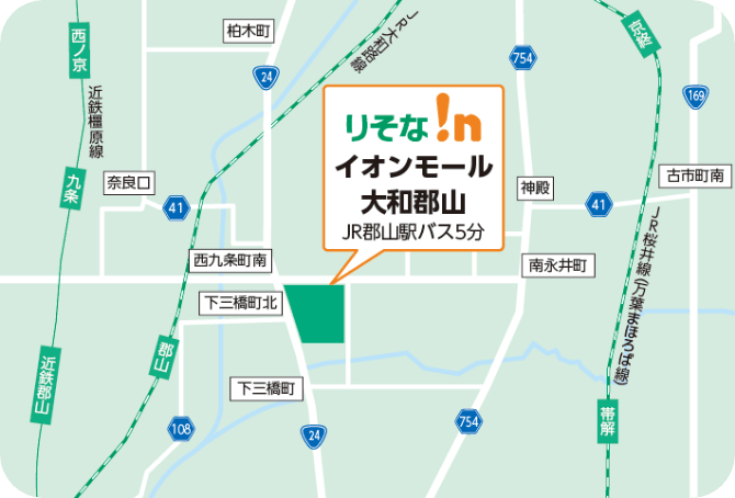 りそな!n(イン)イオンモール大和郡山