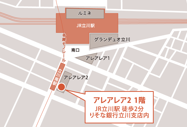 アクセス 店舗案内 Seven Days Plaza りそな銀行